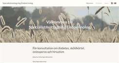Desktop Screenshot of endokrinologdirekt.se